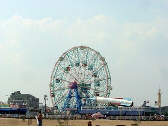 Vue D Astroland Coney Island New Yor Wallpaper