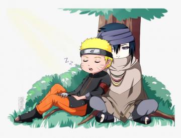 Uchiha Sasuke Uzumaki Naruto Cute Chibi Friends And