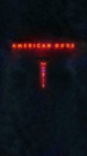 American Gods Wallpaper Phone Background In Neon Signs