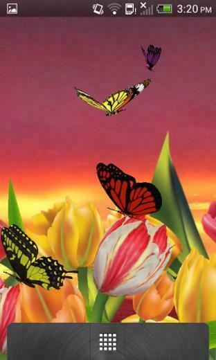 Butterfly Garden 3d Wallpaper Android Apps On Google Play