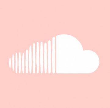 Soundcloud App Icon iPhone Wallpaper
