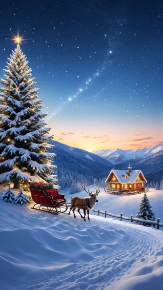 8k Christmas Wallpaper
