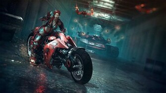 Biker Chick Wallpaper