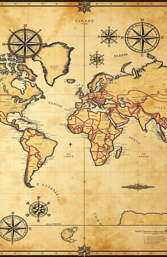 Vintage Map Wallpaper