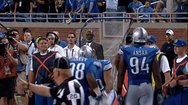 Detroit Lions Suh Fairley Have Failed Chest Bump Gif