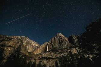 Imagem De Montanhas Noite HD Wallpaper