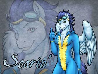 Soarin Anthro Wallpaper By Clemikinkajou