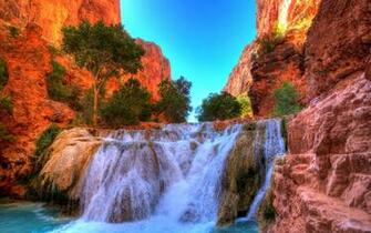 Beaver Falls Grand Canyon National Park Wallpaper