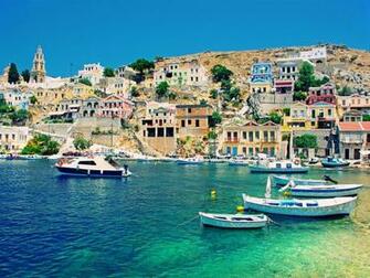 Greece Wallpaper HD Background Desktop iPhones