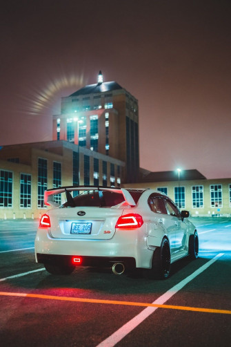 White Subaru Wrx Wallpaper 4k