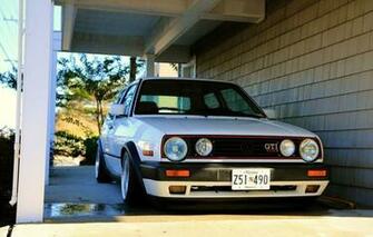Wallpaper Volkswagen Gti Low Stance Golf Ii Image For Desktop