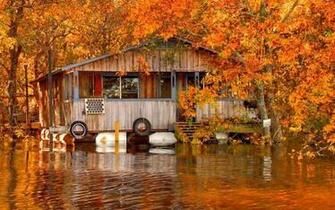 House In Lake High Quality And Resolution Wallpaper On