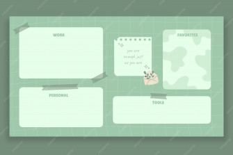 Blank Desktop Background Organizer Wallpaper