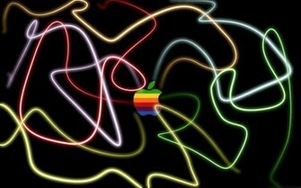 Apple Graffiti Wallpaper Light Destop