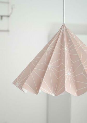 Wallpaper Into A Lampshade Closer