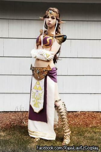 Slave Leia Princess Zelda Mash Up By Ryuulavitz