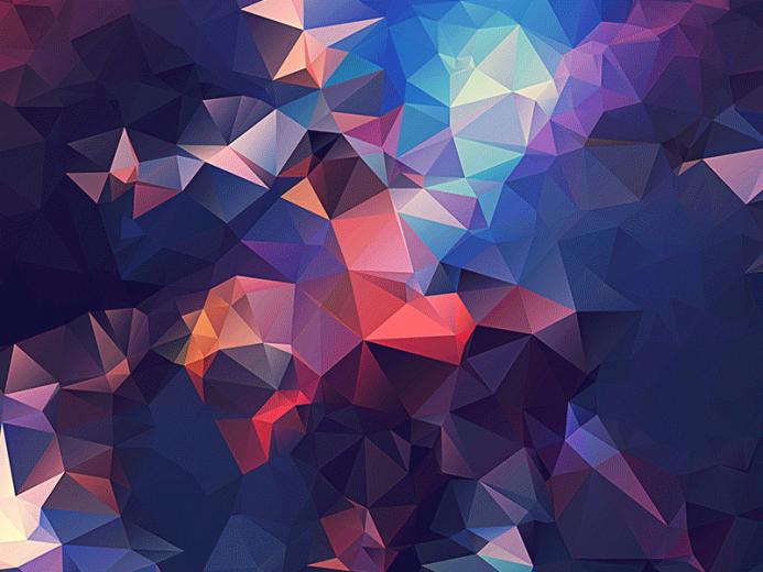 Polygonal Low Poly Background Textures