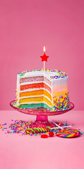 BirtHDay Cake iPhone Wallpaper