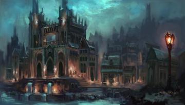 Fantasy City 8k Ultra HD Wallpaper Background Image