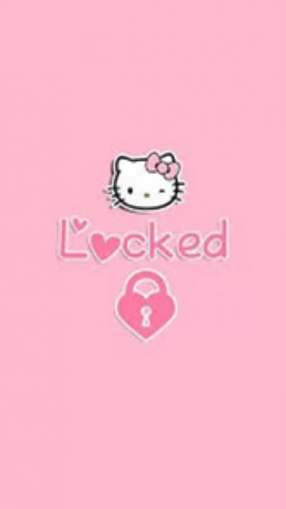 Hello Kitty Lock Screen Pink Wallpaper