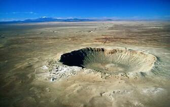 Meteor Crater Wallpaper Stock Photos