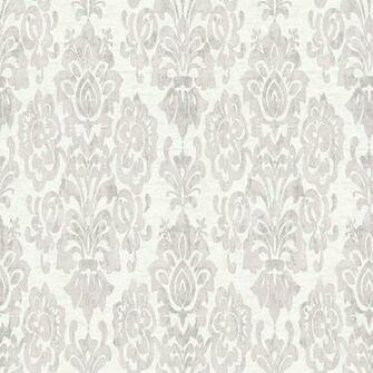 Ara97713 Aurora Bouquet Damask Warner By Brewster Wallcoverings