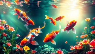 3d Koi Wallpaper