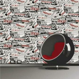 Wallpaper Muriva Fleet Street Newspaper