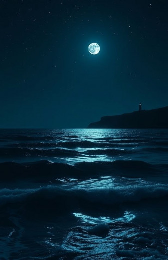 Night Ocean Wallpaper