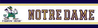 Notre Dame Fighting Irish Tall Wallpaper Border