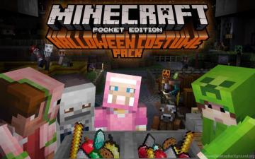Halloween Spooky Holiday Creepy Dark Poster Minecraft Wallpaper