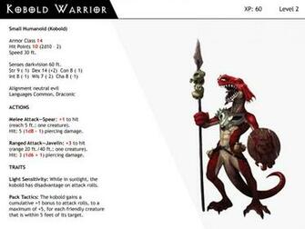 Dandd Next Wallpaper Dnd Monster Cards Kobold