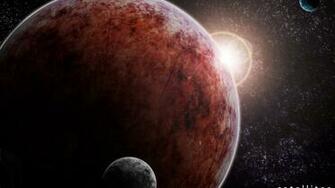 Wallpaper Mars Satellites Stars Planets Laptop