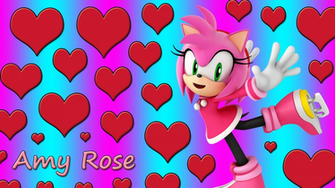 Amy Rose Wallpaper By Tzortzinaerk