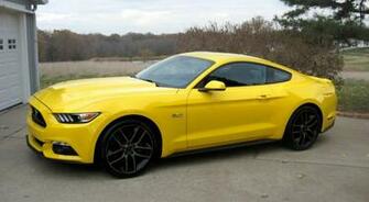Orbit Orange S Mustang Gt In Triple Yellow