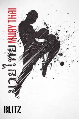 Blitz Muay Thai iPhone Wallpaper X Academia De Boxe