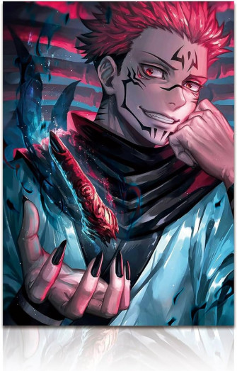 Amazon Kaiwalk Ryomen Sukuna Poster Anime Jujutsu Kaisen