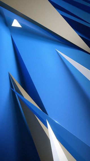 Cool Blue Abstract iPhone Wallpaper