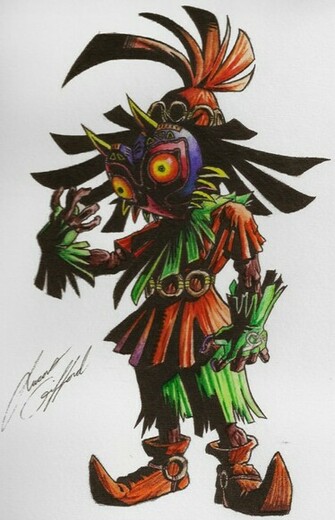 Skull Kid By Myawho