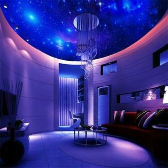 Ceiling Bedroom Theme Restaurant Ktv Room Mural Wallpaper