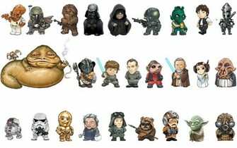 Star Wars Characters HD Desktop Wallpaper Widescreen High