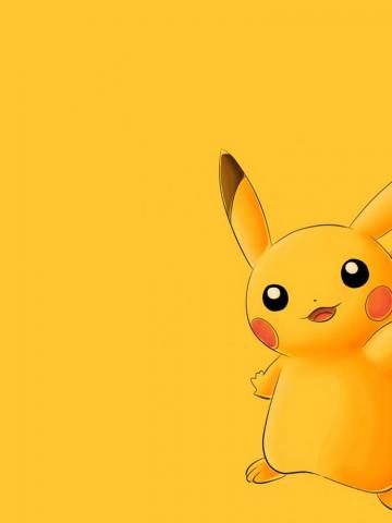 Pikachu Wallpaper A Yellow With On