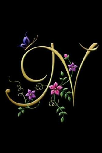 Wallpaper For iPhone My Creation Letter N