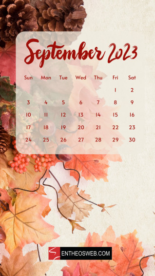 September Calendar Phone Wallpaper Entheosweb