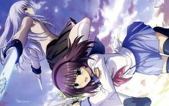 Kanade Tachibana And Yuri Nakamura Angel Beats Wallpaper Anime