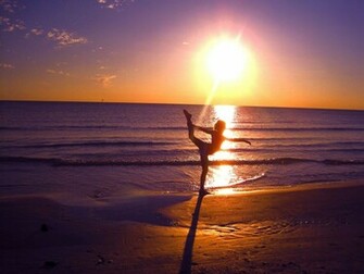 Beach Sunset Image Wallpaper HD Background Desktop