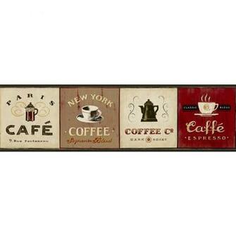 Coffee Wallpaper Border Eb8900b Inc