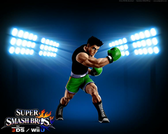 Super Smash Bros Wii U 3ds Little Mac By Legend