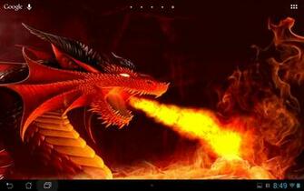 Beautiful Live Wallpaper Of Different Dragons With Animated Smoke And