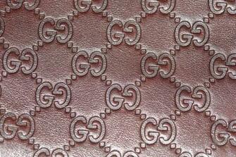 Gucci Leather Print Original Wallpaper HD Cool